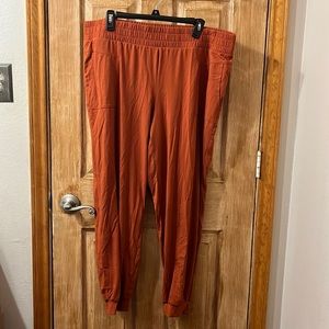 Rust Colored Soft Joggers